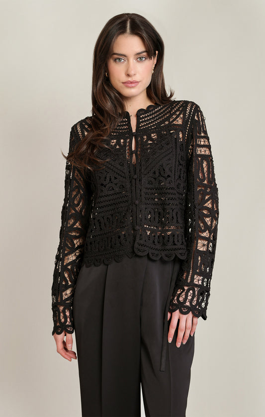 Noelle Crochet Lace Jacket