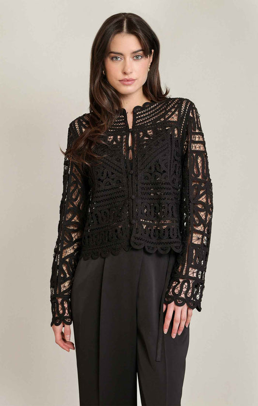 Noelle Crochet Lace Jacket