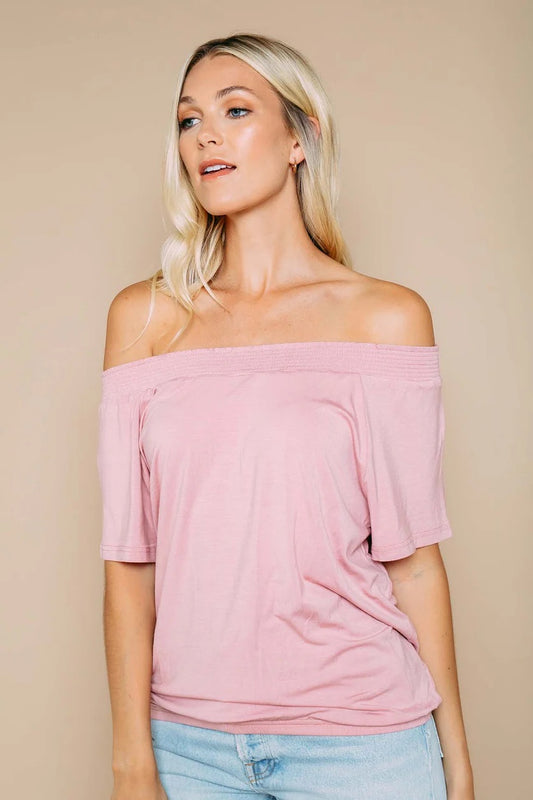 Anne Smocked Neck Top - Straight & Arrow Boutique
