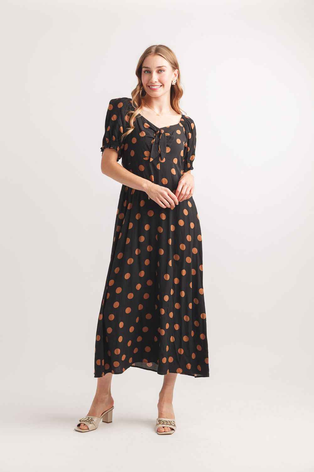 The Edith Polka Dot Dress