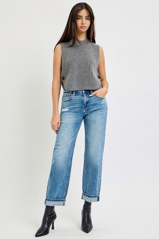 Isabel Ankle Boyfriend Jean - Straight & Arrow Boutique