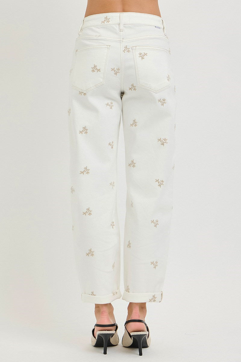 Ivy High Rise Barrel Jean