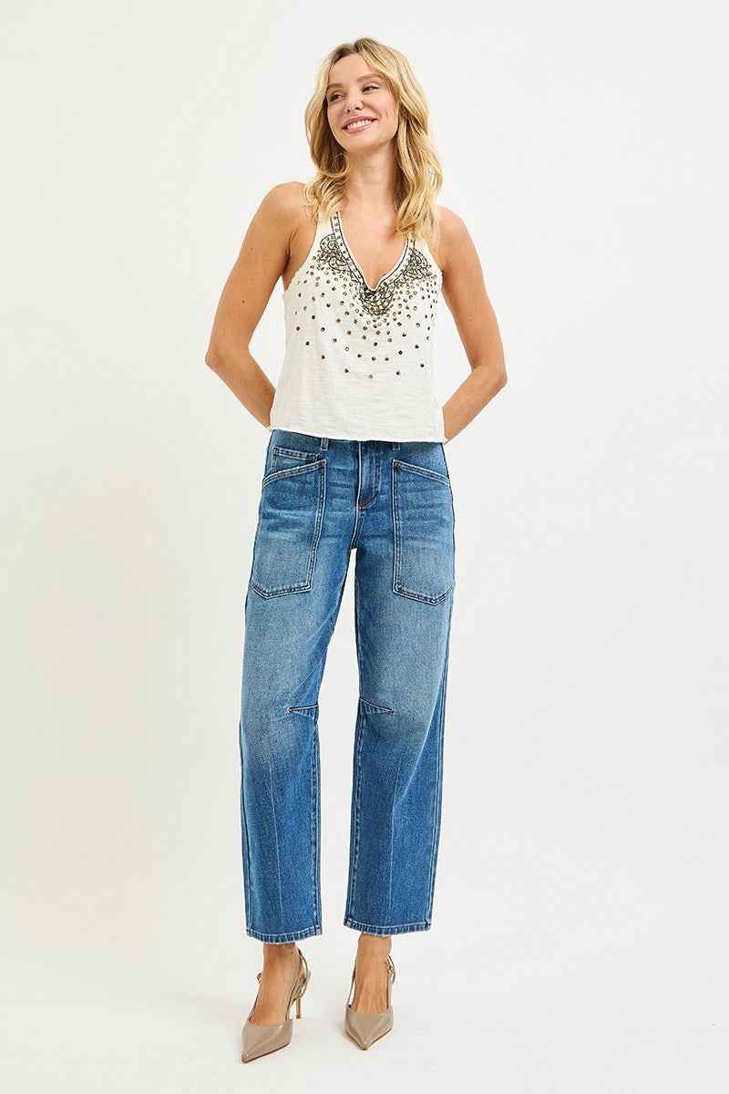 Arizona Patch Pocket Jeans