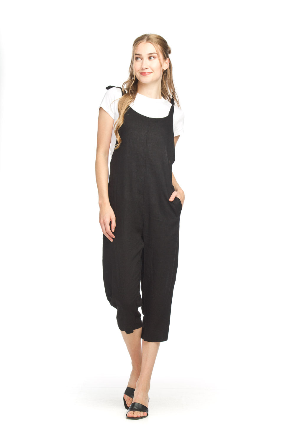 Isla Cotton Linen Blend Jumpsuit - Straight & Arrow Boutique
