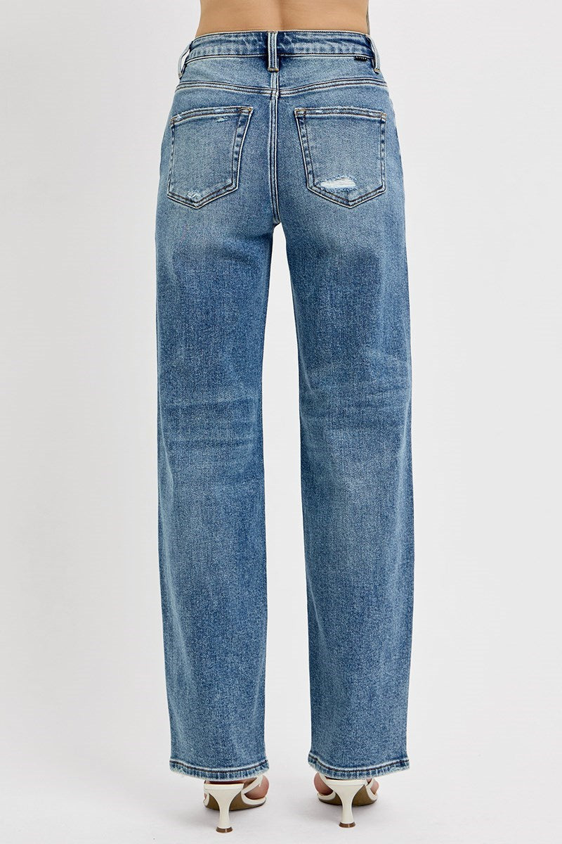 Darcey Wide Leg Jean - Straight & Arrow Boutique