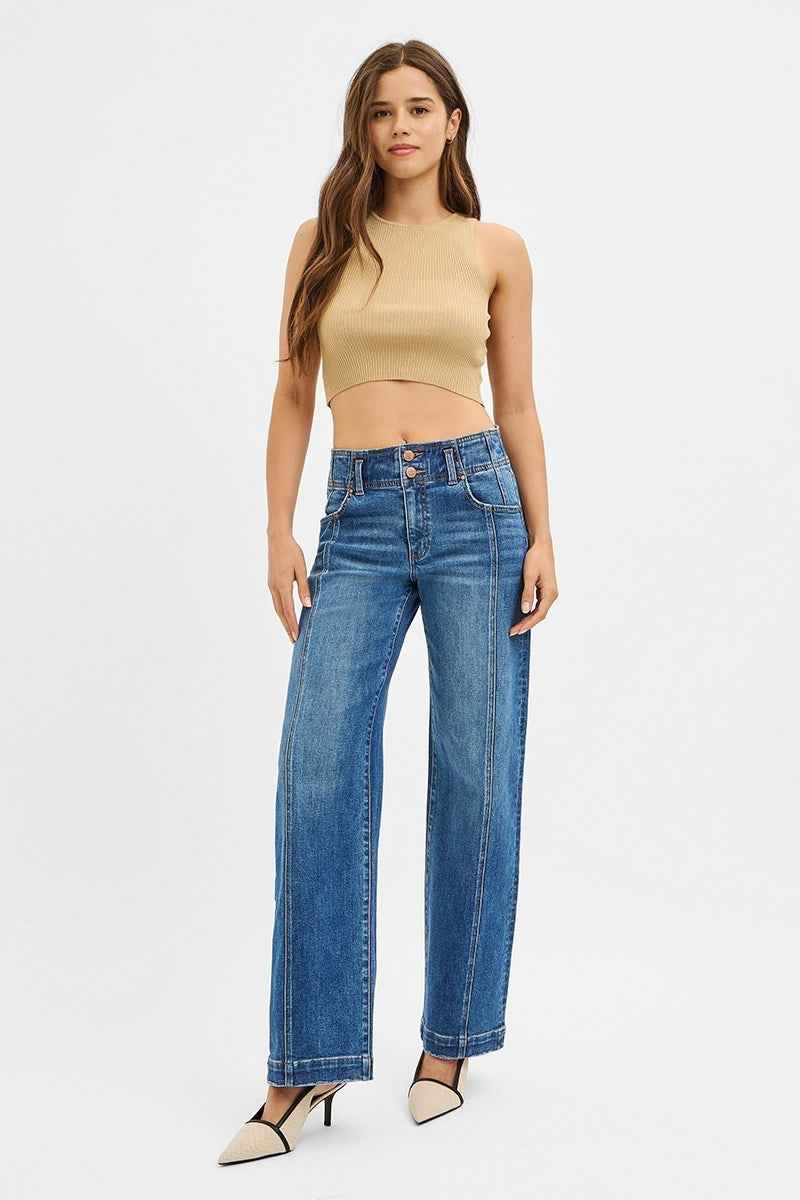 Yara Front Seam Jeans