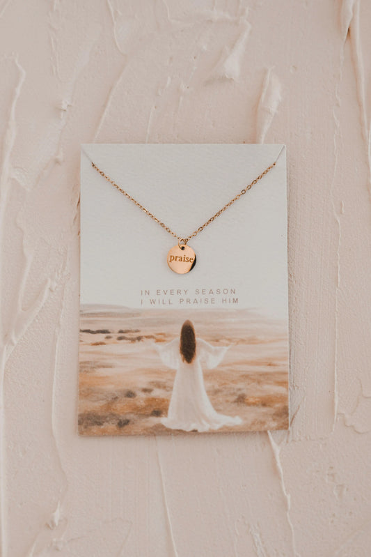 Praise Disc Necklace