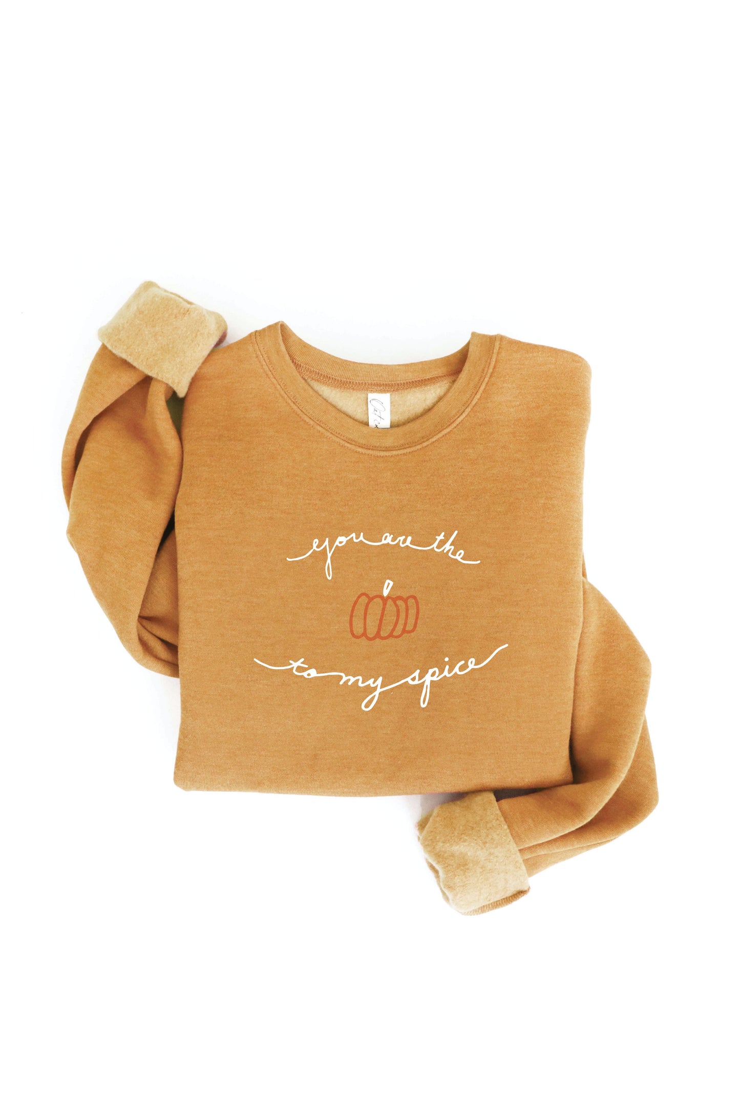 Pumpkin to My Spice Graphic Sweatshirt - Straight & Arrow Boutique
