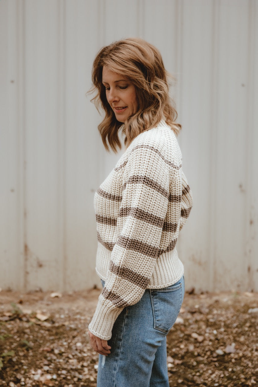 Hifza Knit Pullover - Straight & Arrow Boutique
