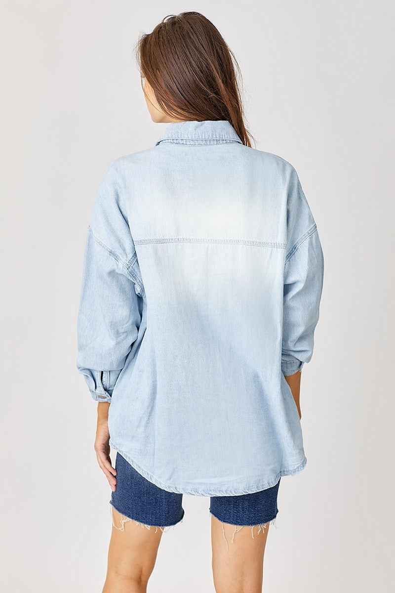 The Annalee Denim Shacket