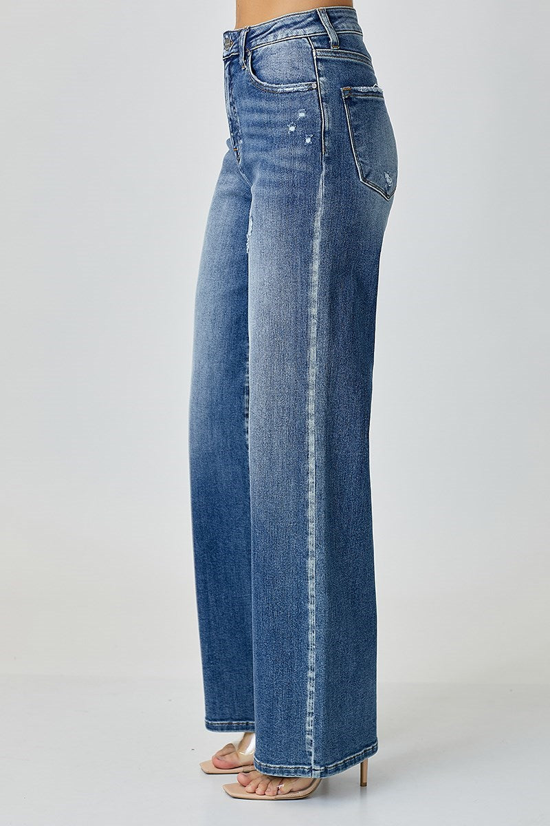 Inessa Wide Leg Jean - Straight & Arrow Boutique