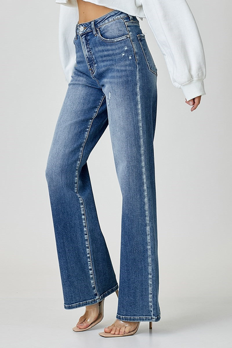 Inessa Wide Leg Jean - Straight & Arrow Boutique