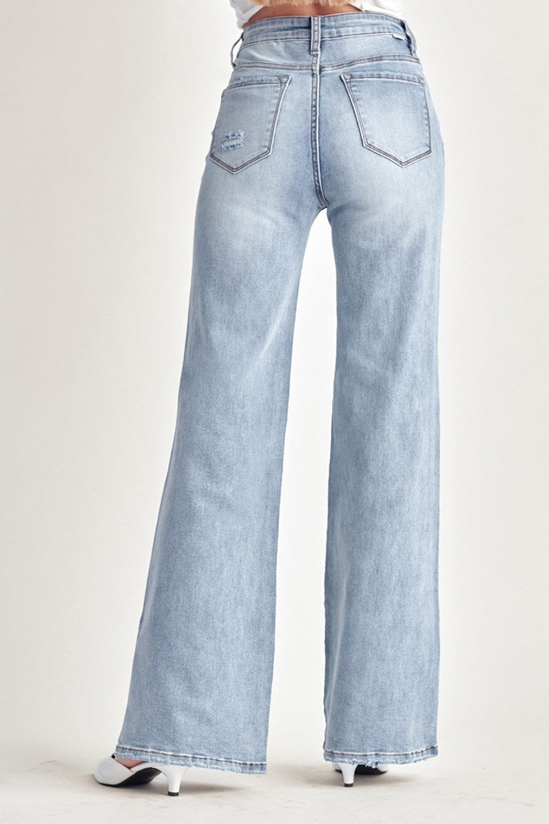 Jolie High Rise Wide Jean - Straight & Arrow Boutique