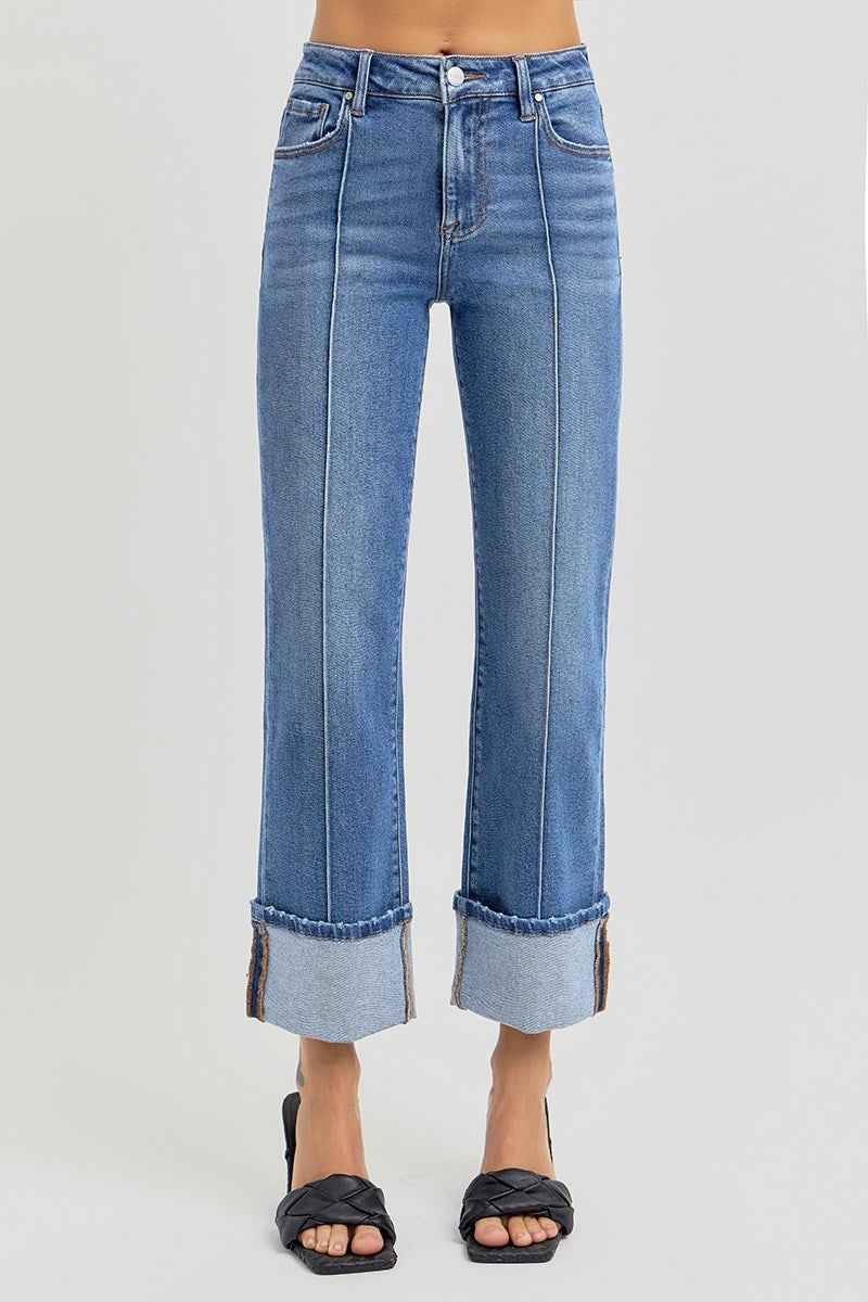 Thalia Wide Cuff Jeans
