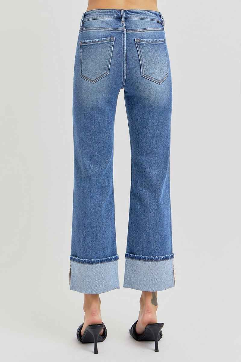 Thalia Wide Cuff Jeans