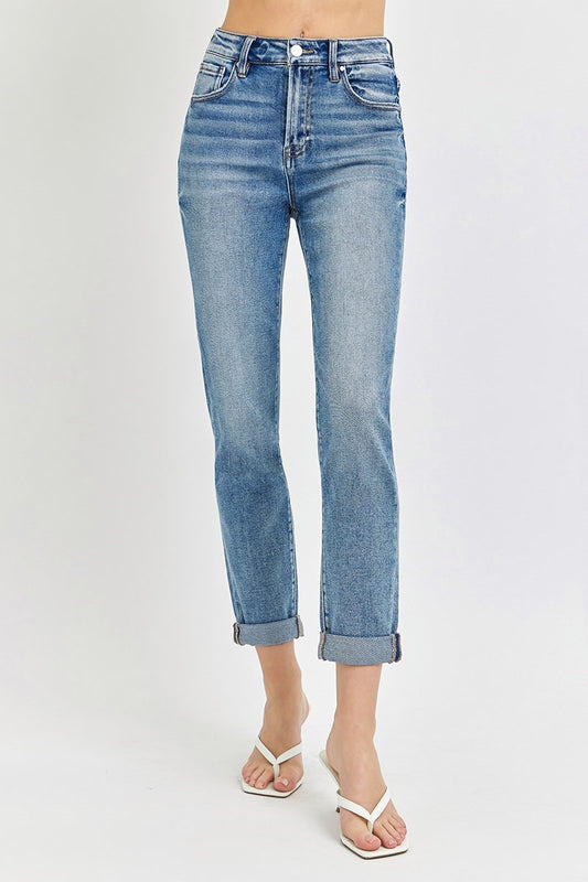 Rebecca Skinny Cuff Jean - Straight & Arrow Boutique