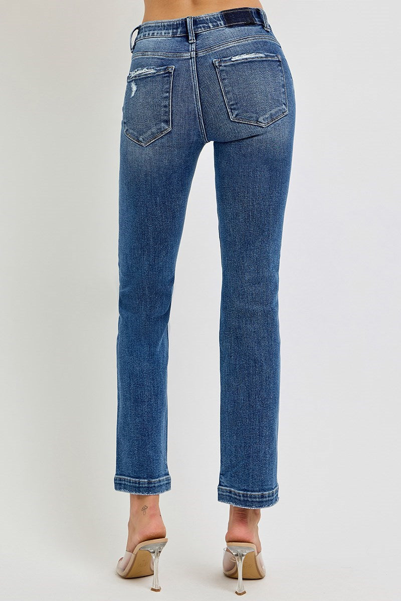 Kaylee Tummy Control Straight Jean - Straight & Arrow Boutique