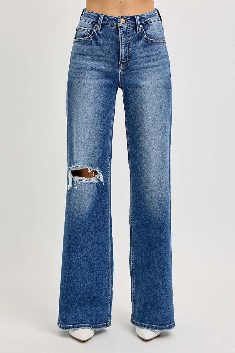 Ellis Wide Leg Jeans - Straight & Arrow Boutique