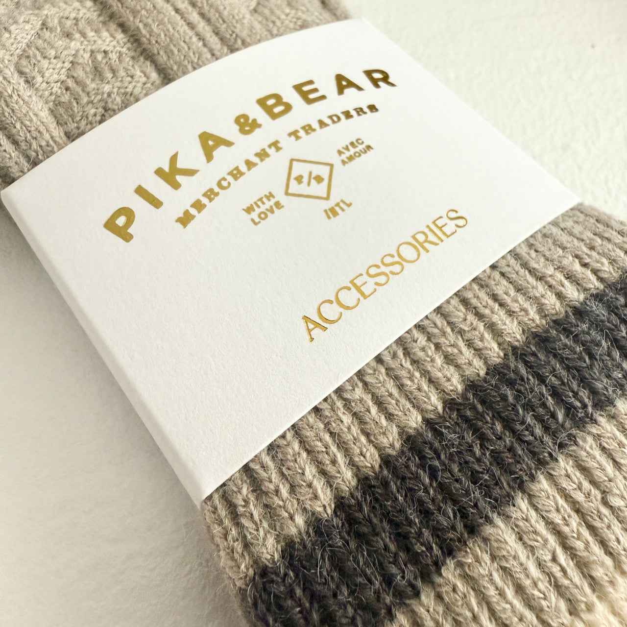 Duval Cable Knit Crew Sock
