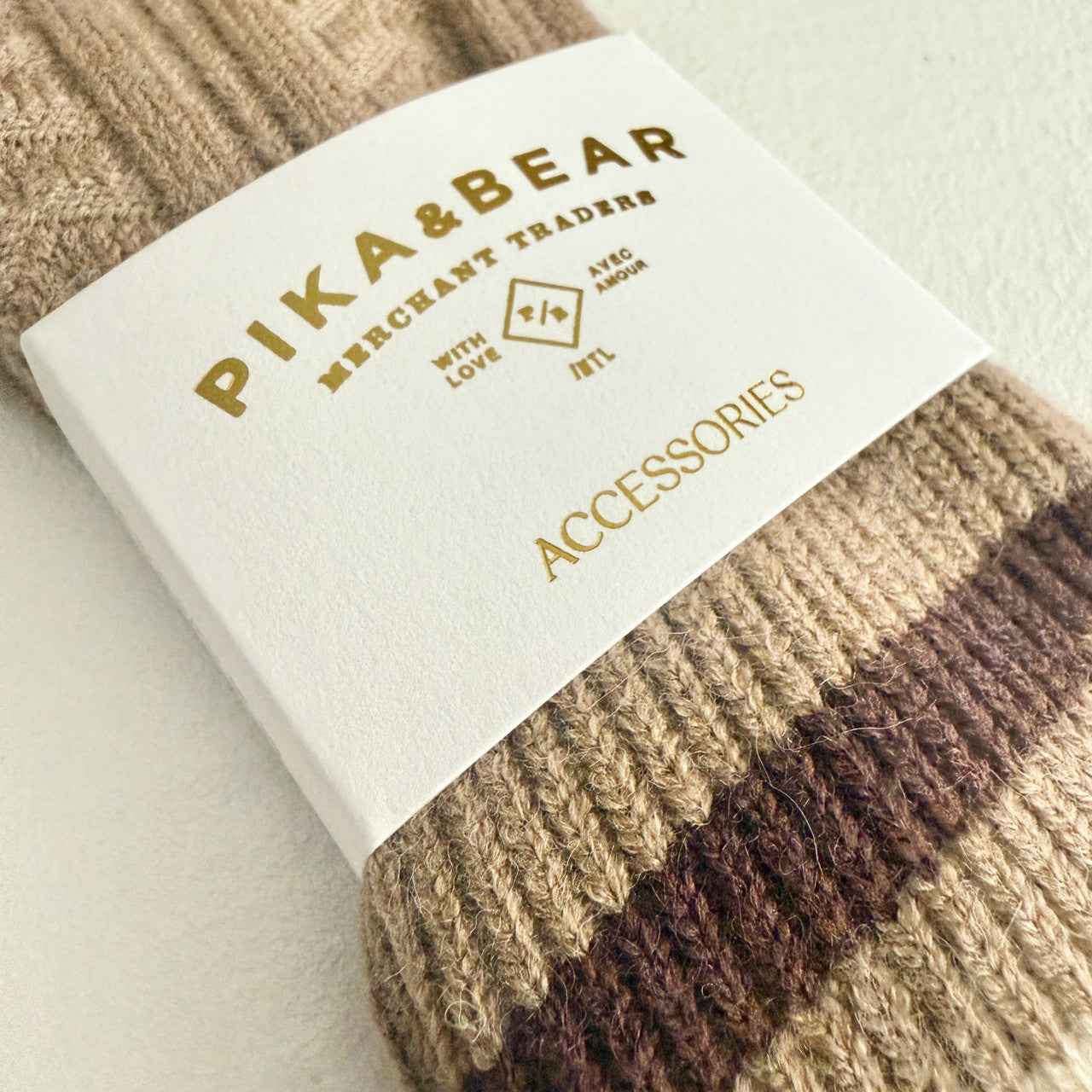 Duval Cable Knit Crew Sock