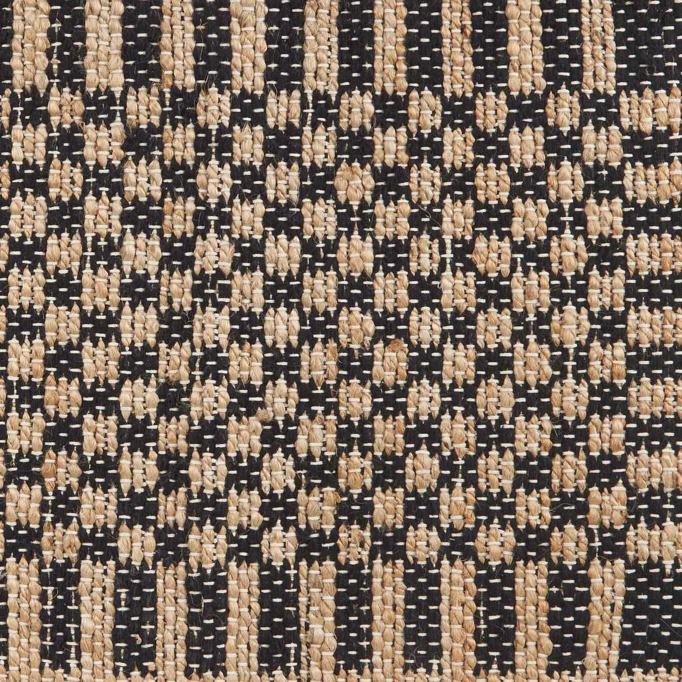 Check Jute Floor Mat