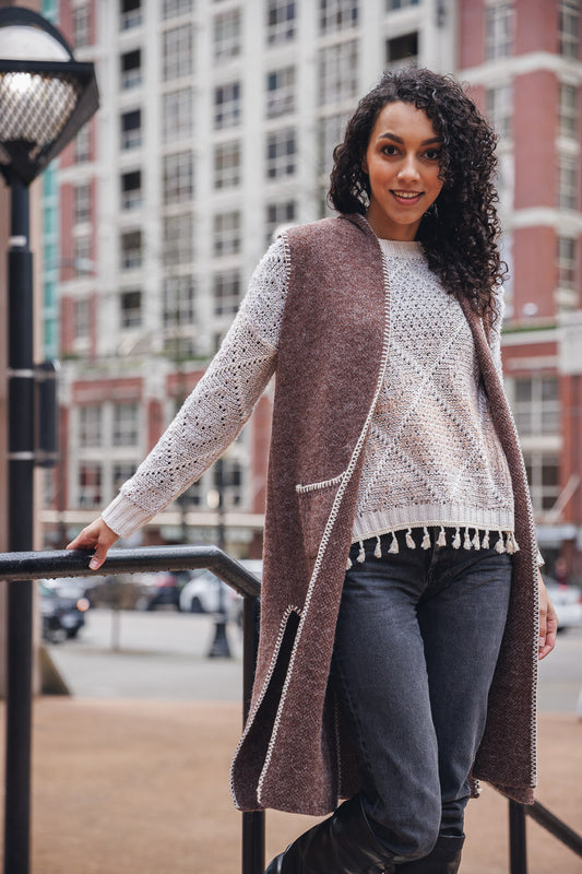 The Ada Sweater Vest - Straight & Arrow Boutique