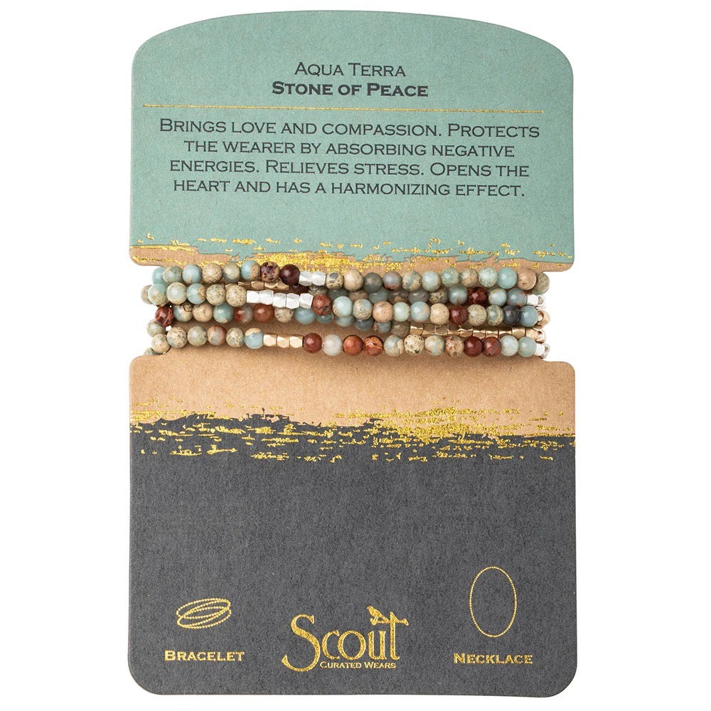 Scout Stone Wrap Bracelet/Necklace - Straight & Arrow Boutique