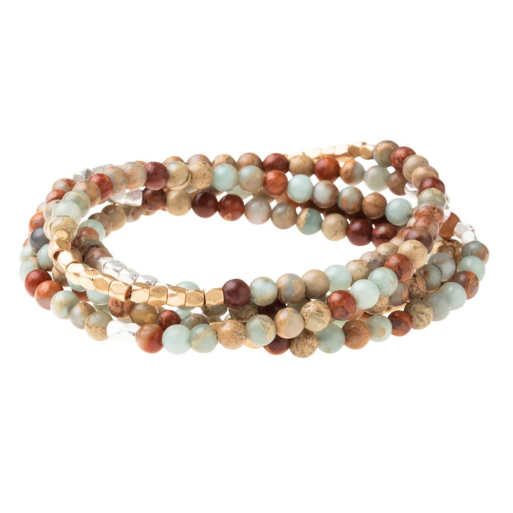 Scout Stone Wrap Bracelet/Necklace - Straight & Arrow Boutique