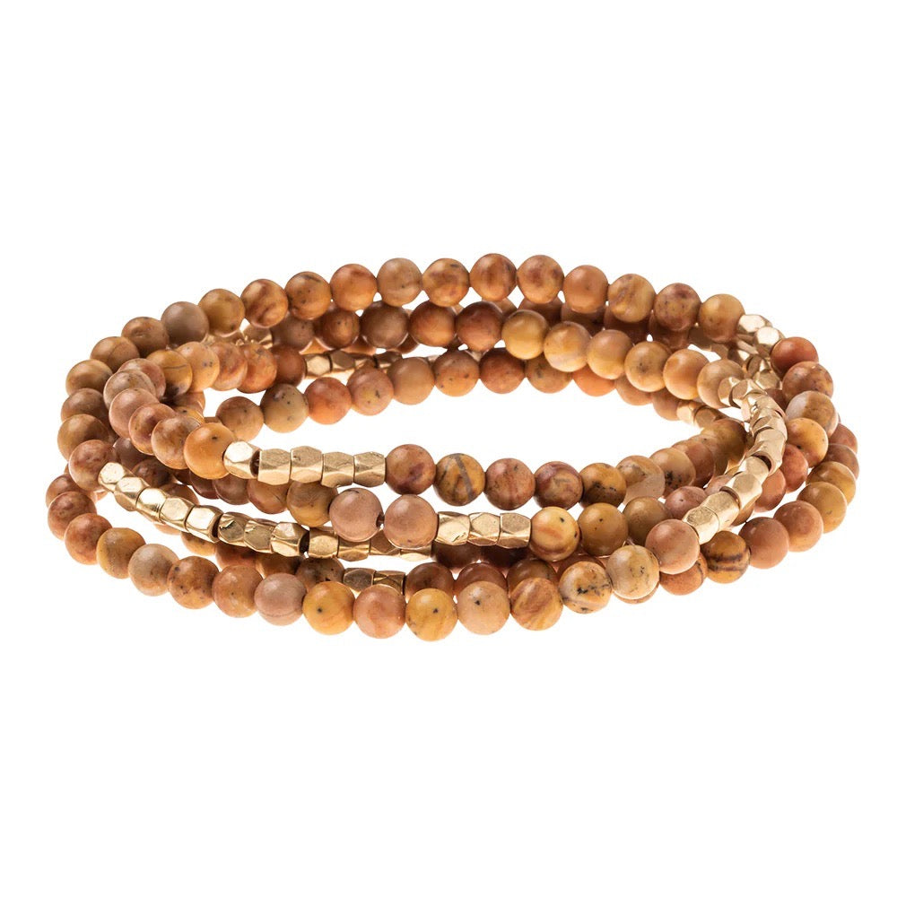Scout Stone Wrap Bracelet/Necklace - Straight & Arrow Boutique