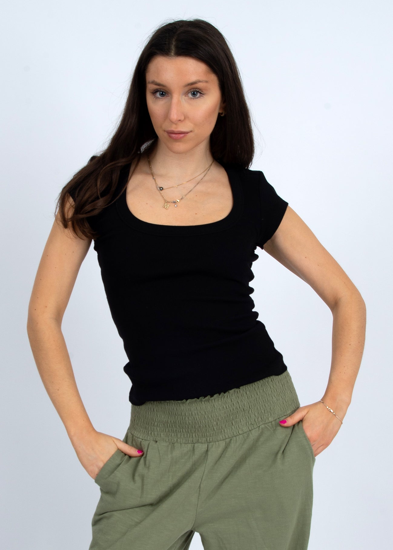 Scootie Scoop Neck Tee