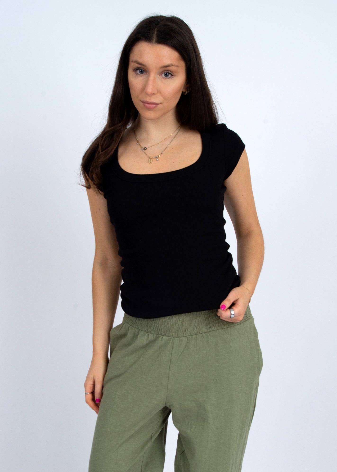 Scootie Scoop Neck Tee
