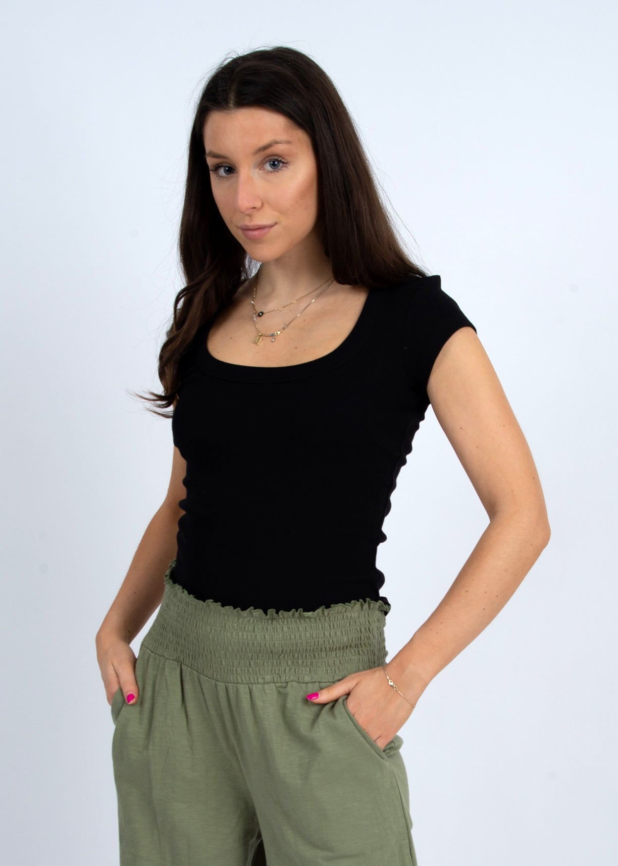 Scootie Scoop Neck Tee