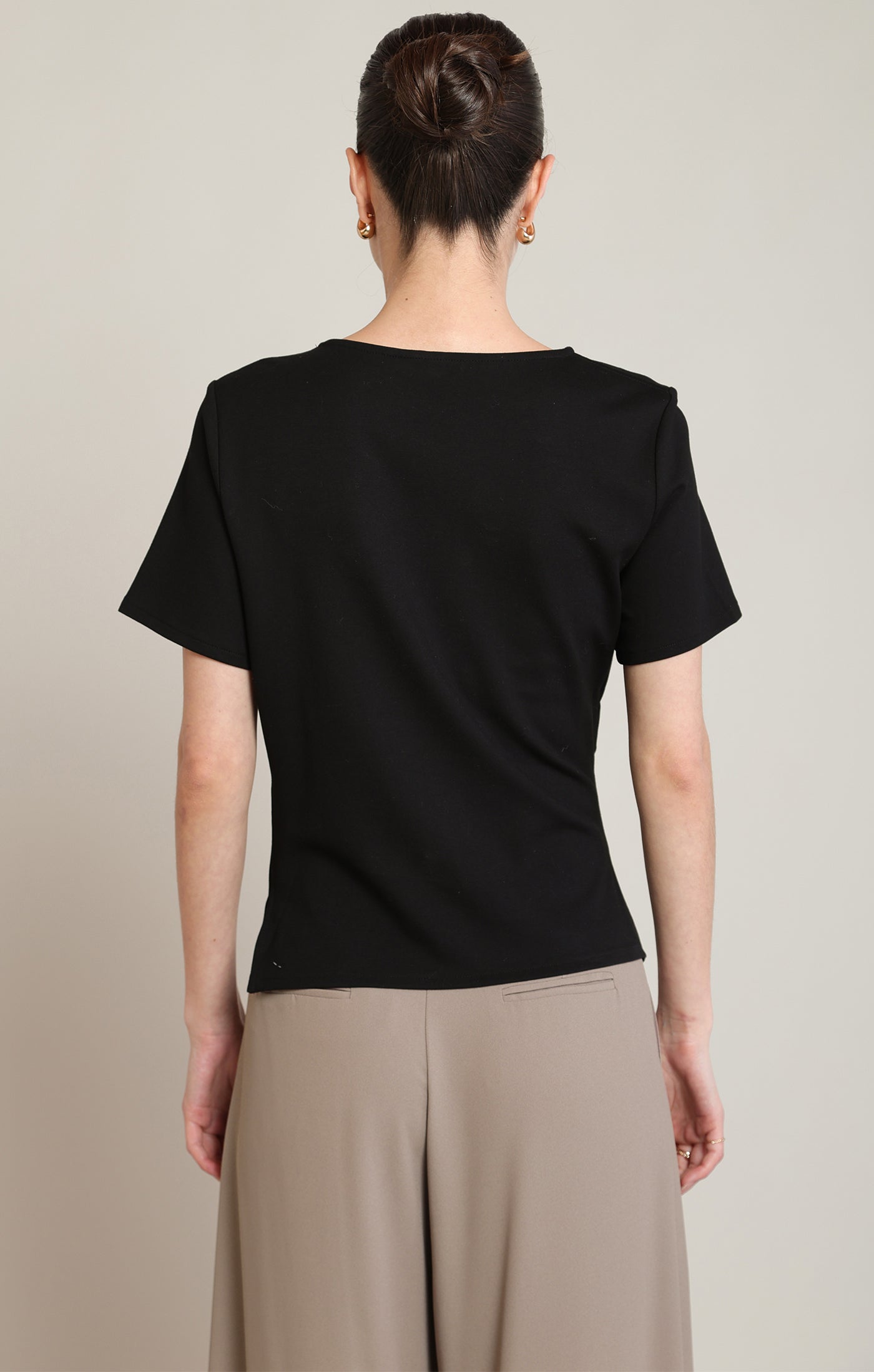 Sienna Draped Asymmetric Tee