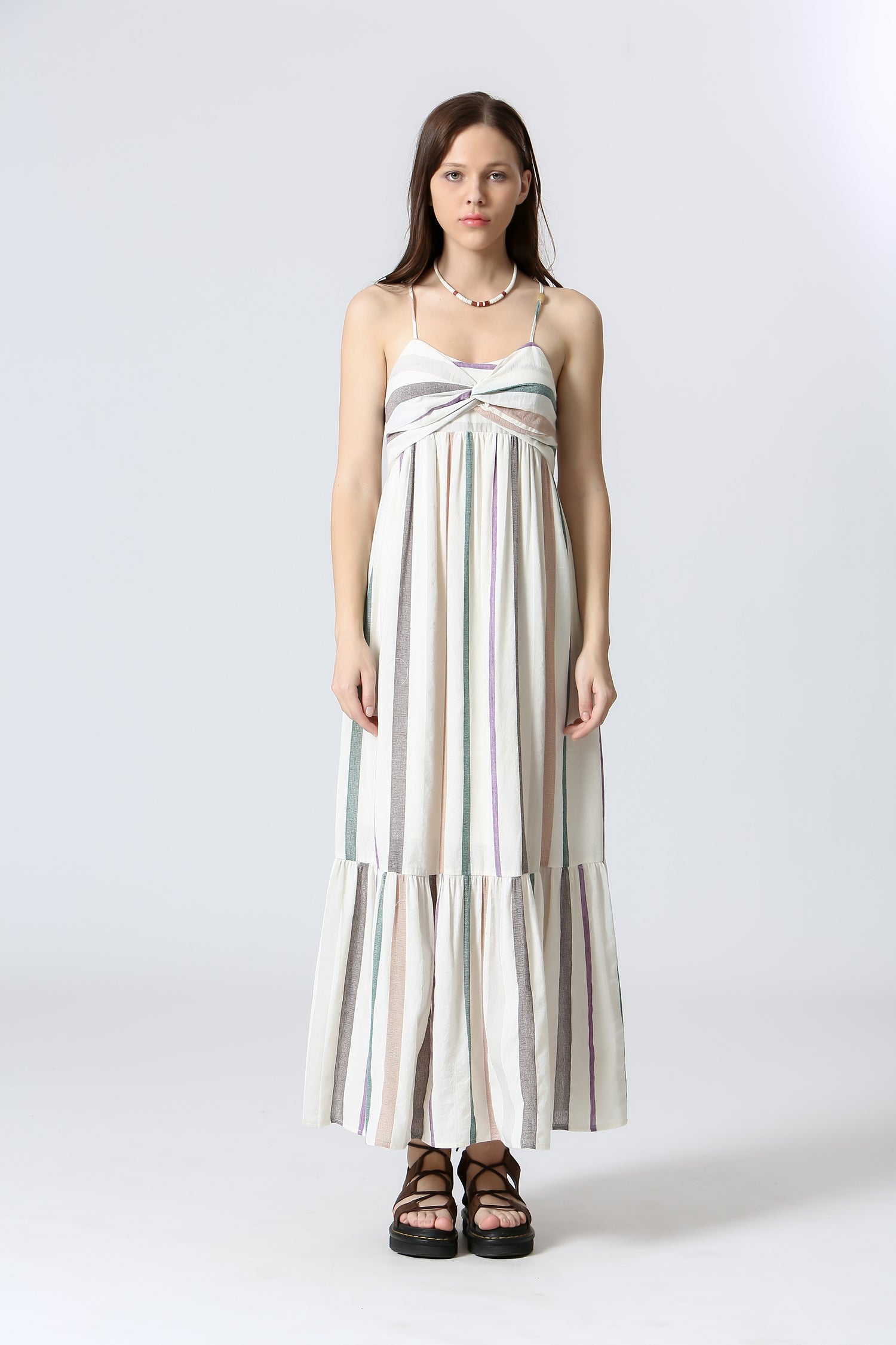 Beach Stripes Summer Sundress - Straight & Arrow Boutique