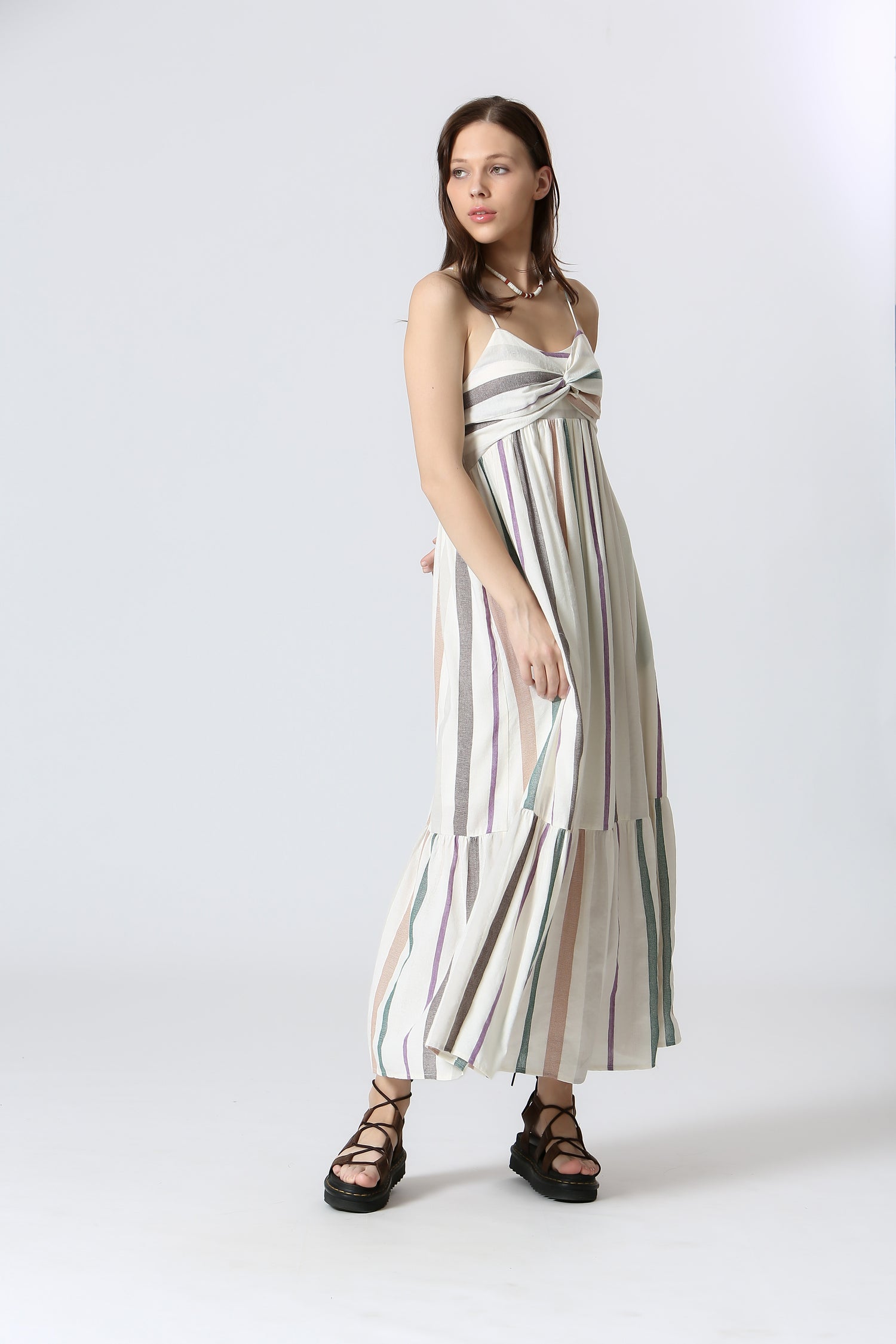 Beach Stripes Summer Sundress - Straight & Arrow Boutique