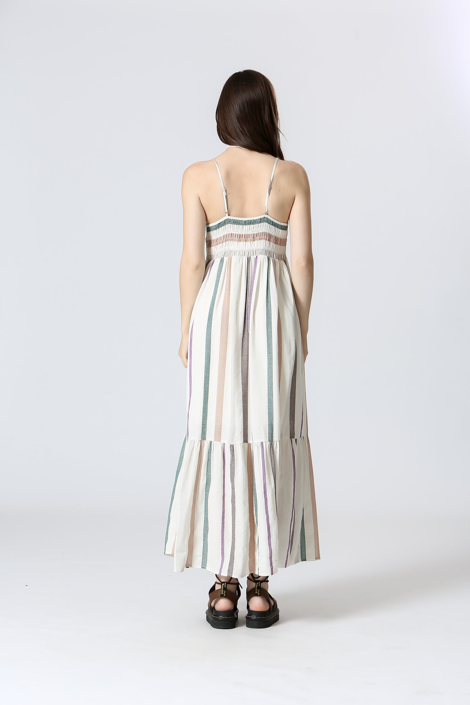 Beach Stripes Summer Sundress - Straight & Arrow Boutique