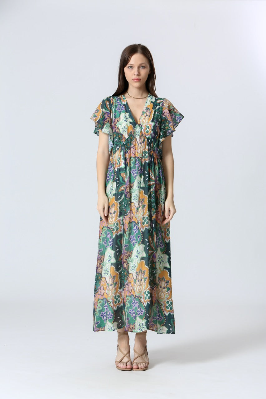 Vintage Elegance Maxi Dress - Straight & Arrow Boutique