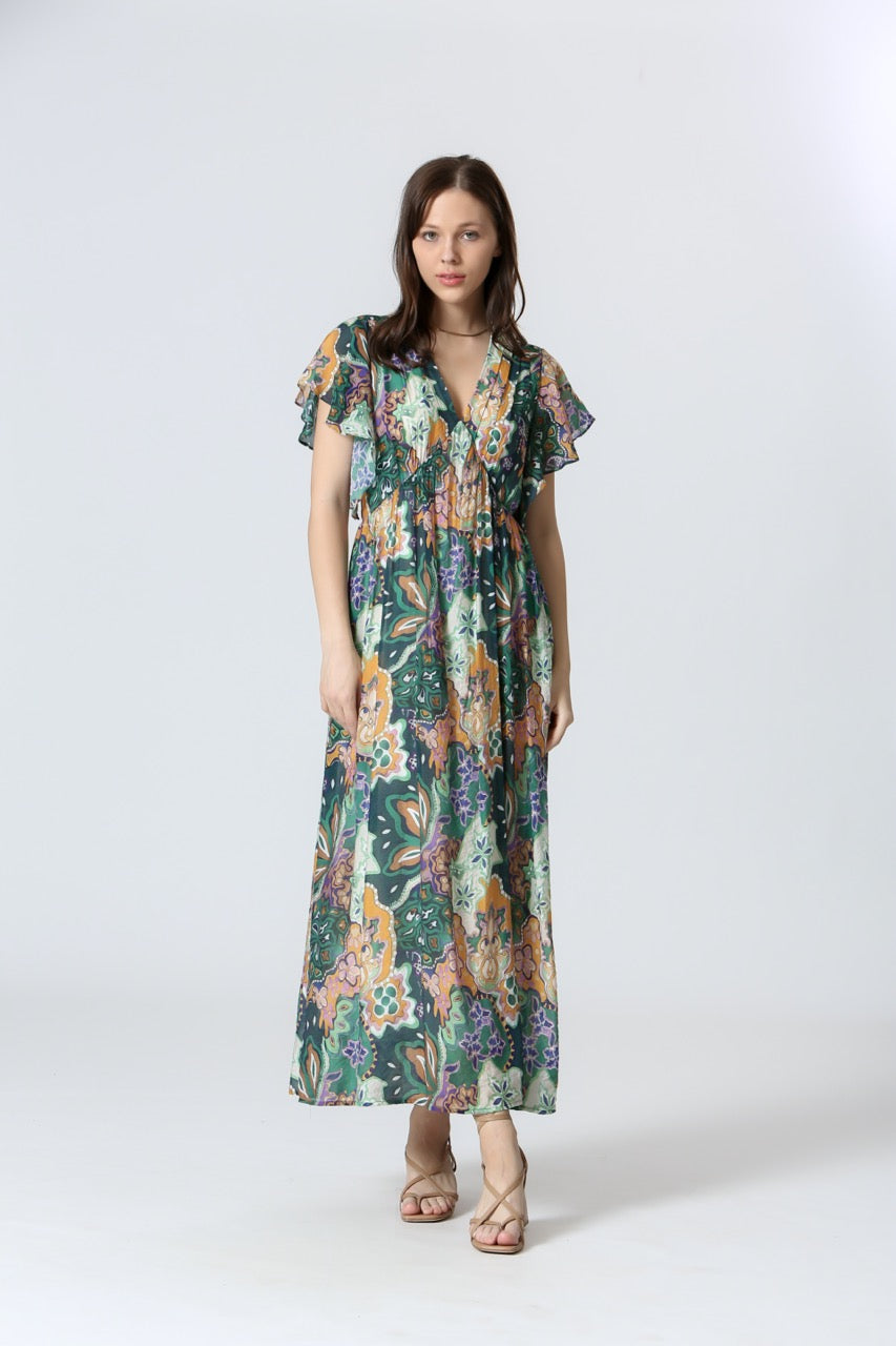 Vintage Elegance Maxi Dress - Straight & Arrow Boutique