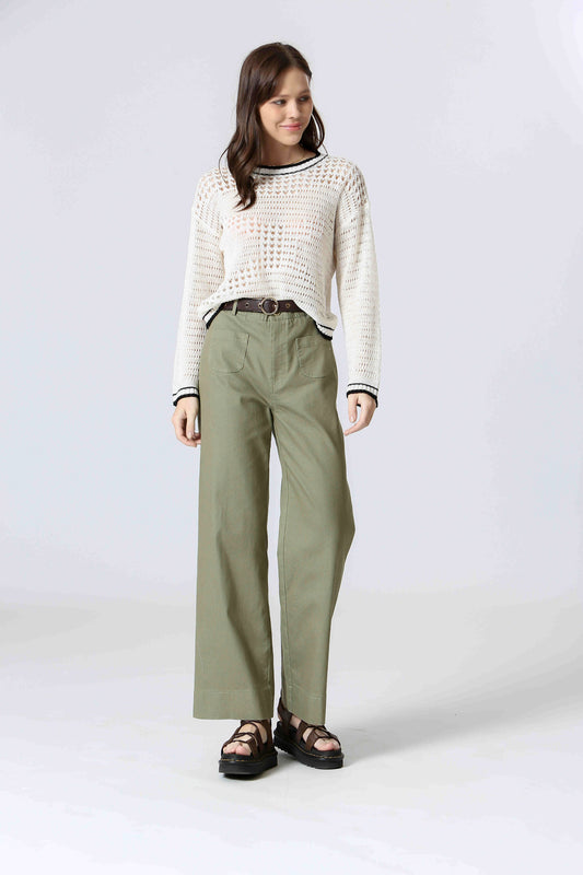 Patch Pocket Pants - Straight & Arrow Boutique