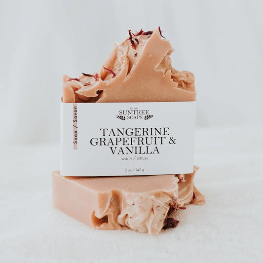 Tangarine Grapefruit + Vanilla Bar Soap - Straight & Arrow Boutique