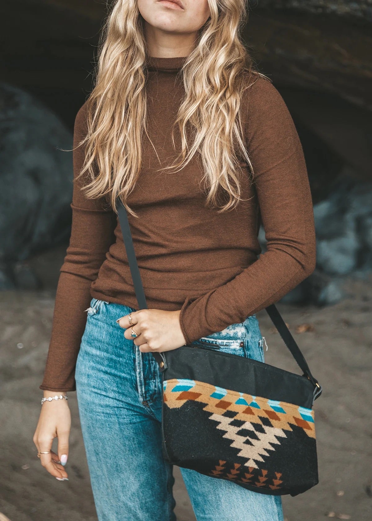 Tofino Crossbody | Pendelton Wool - Straight & Arrow Boutique