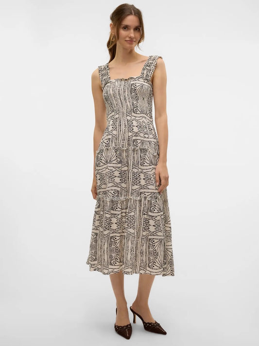 VMMenny Midi Dress - Straight & Arrow Boutique