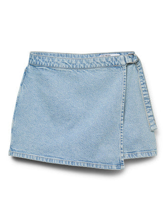VMVica Denim Skort - Straight & Arrow Boutique