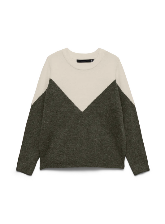 VMPlaza Block Knit Sweater
