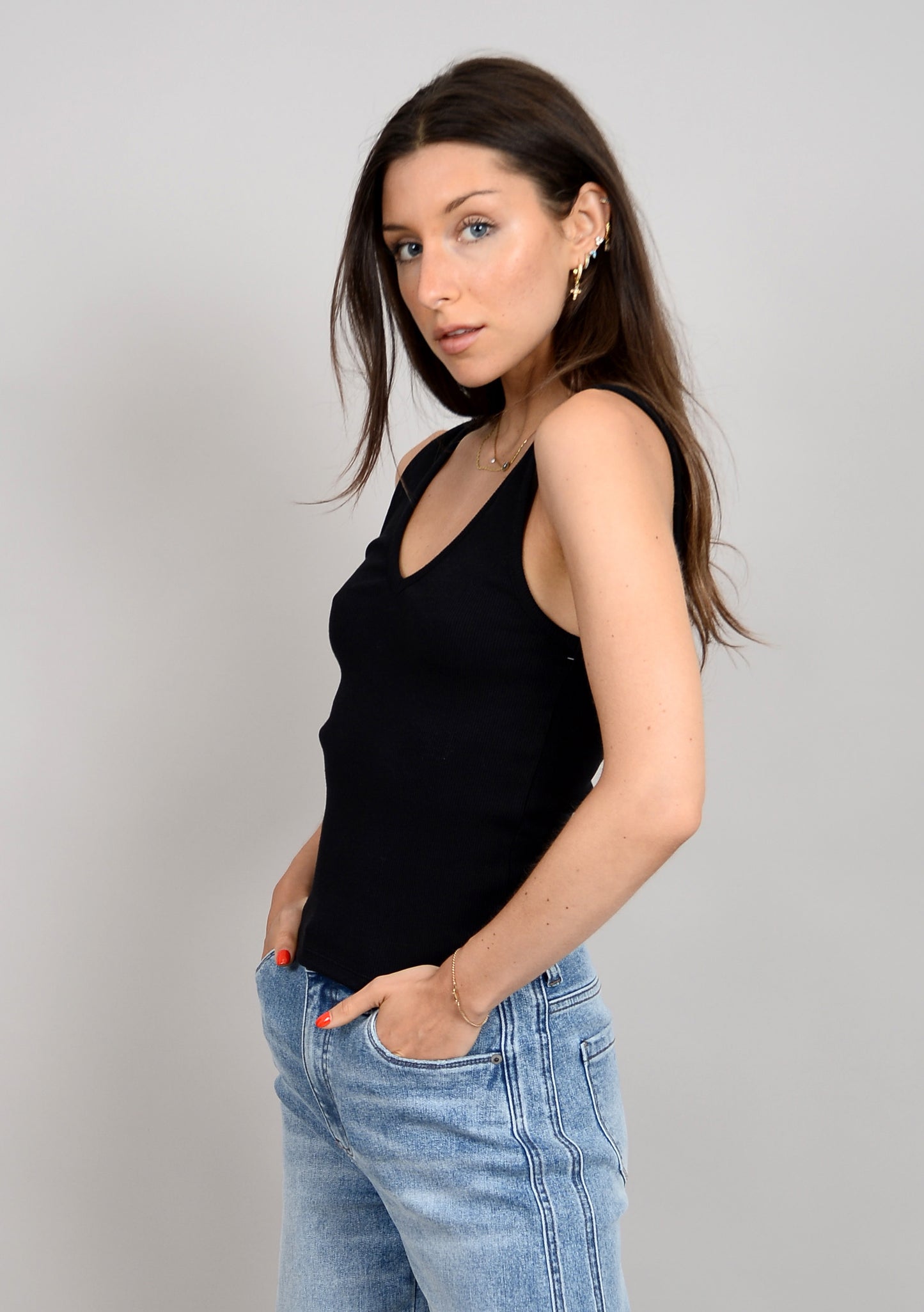 Vina V-Neck Tank Top