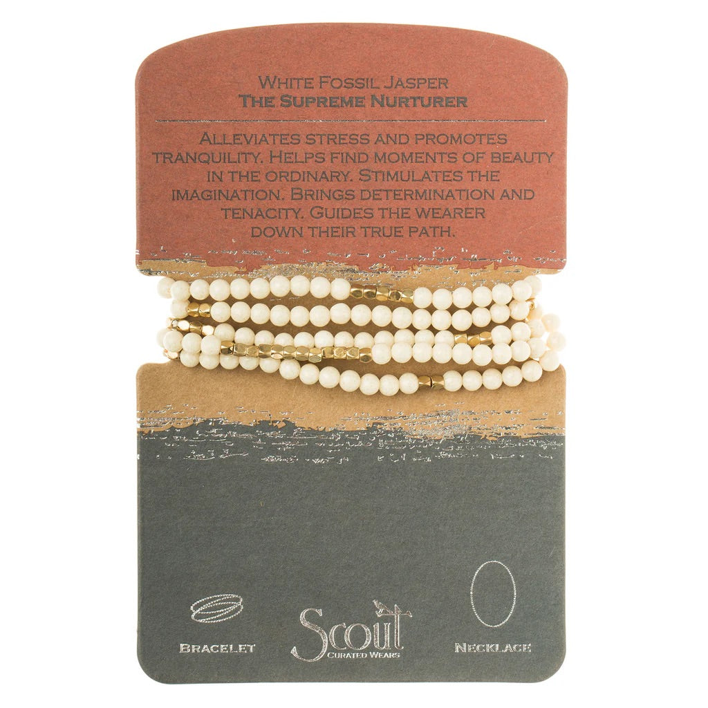 Scout Stone Wrap Bracelet/Necklace - Straight & Arrow Boutique