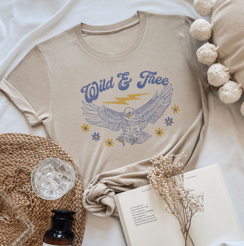 Wild & Free Tee - Straight & Arrow Boutique
