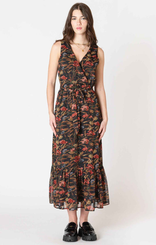 Bryony Sleeveless Wrap Dress