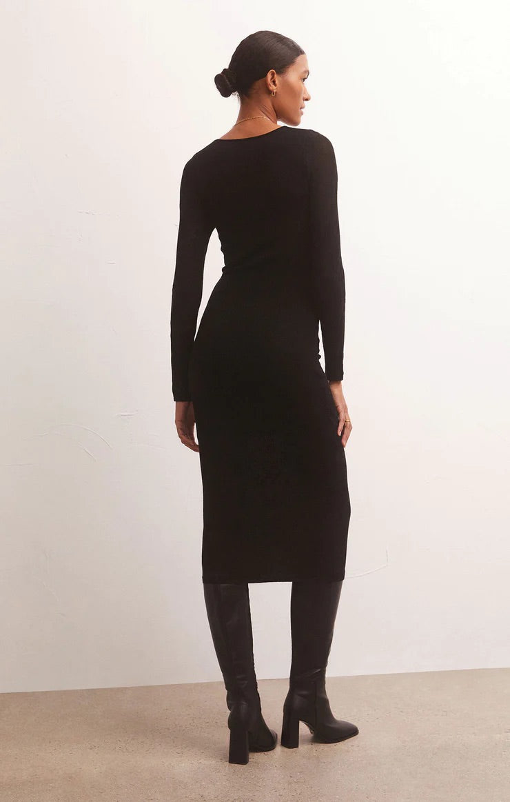 Liza Sweater Mesh Midi Dress - Straight & Arrow Boutique
