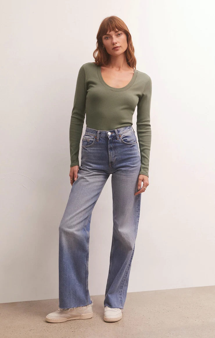 Sirena Rib Long Sleeve Tee
